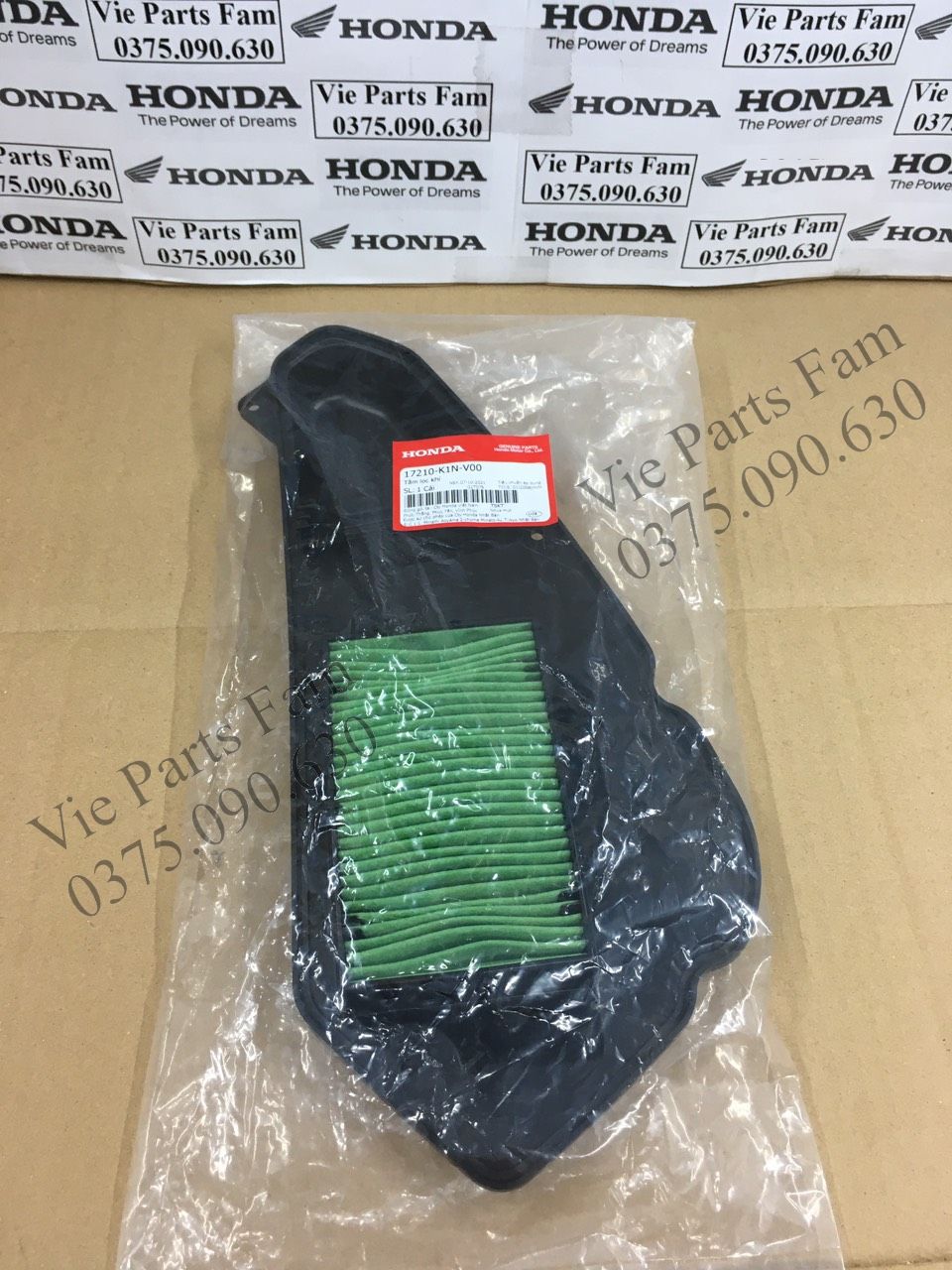 Lọc gió sh mode 2020-2021-2022, hàng din honda mới 100%