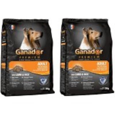 Ganador adult túi : 3kg. thức ăn cho chó trưởng thành cừu & gạo