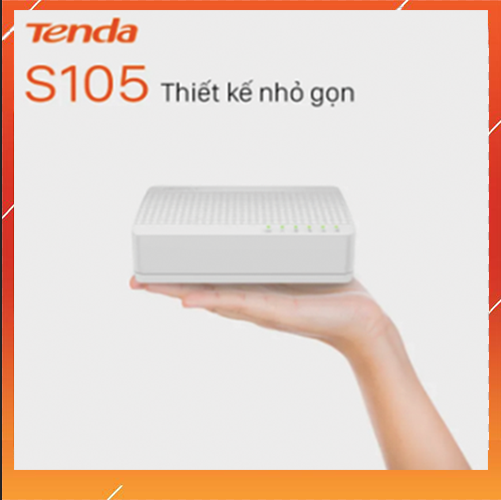 Tenda Bộ chia mạng Switch S105 5 cổng Ethernet đã qua sử dụng còn mới 90 %