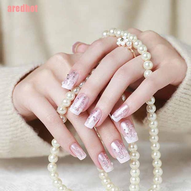 Hộp 24 Móng tay giả , móng giả A30 (keo sẵn sau các ngón tay)