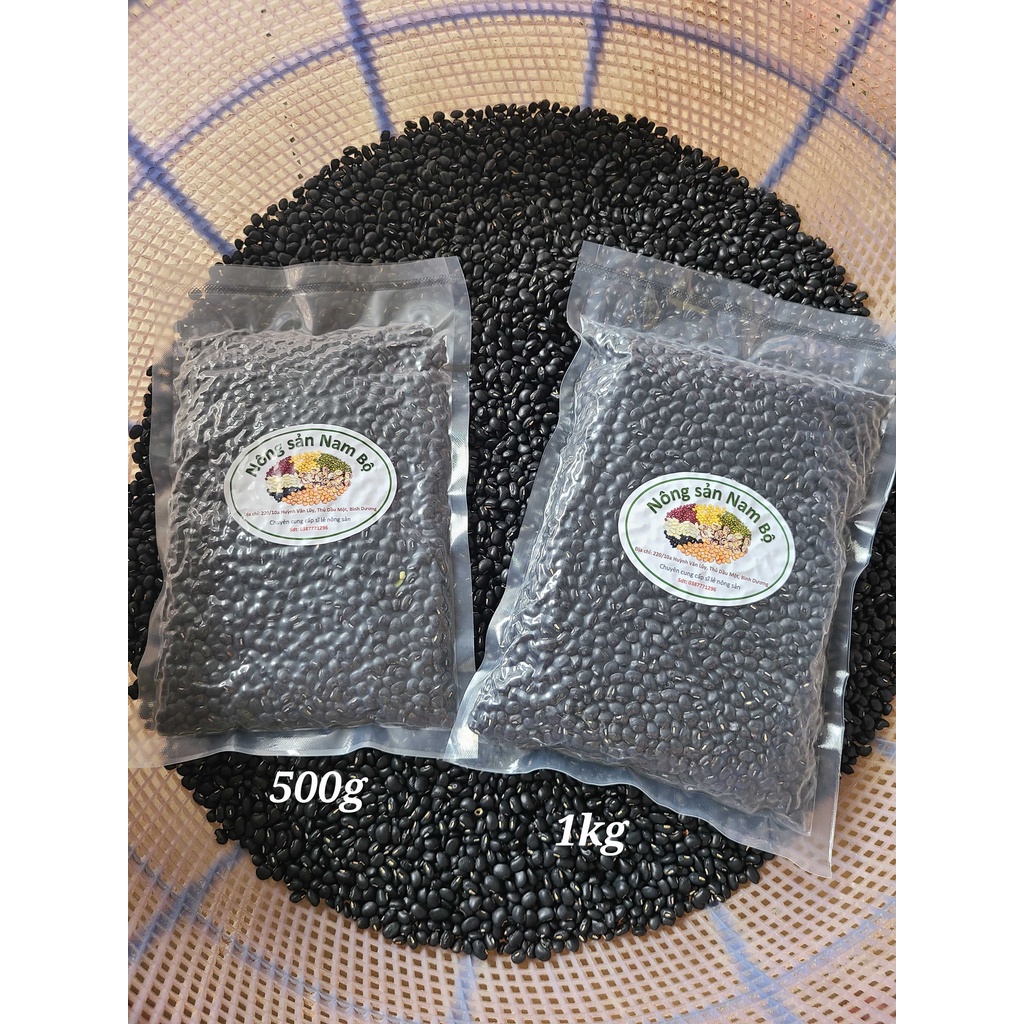 Đậu đen xanh lòng rang/sống bịch hút chân không 0.5-1kg