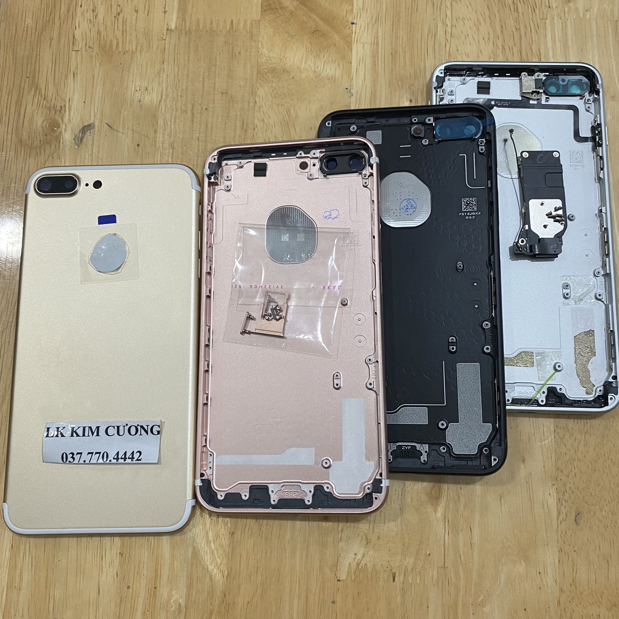 Bộ vỏ thay thế ip 7 plus zin