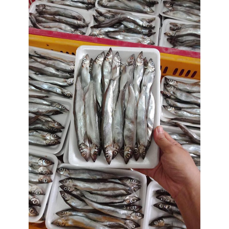 1kg Cá Trứng Nauy béo, giòn, ngon đóng khay
