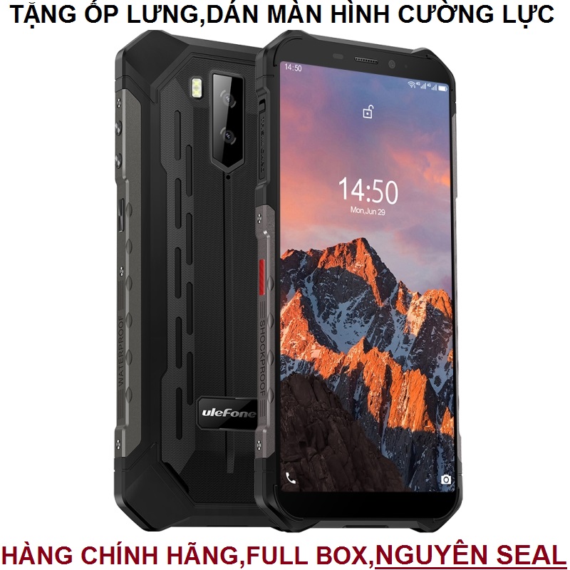 [HCM]Ulefone armor X5 ( chống nước  ,chống va đập,Ram 3GbRom 32Gbpin 5.000mAh )