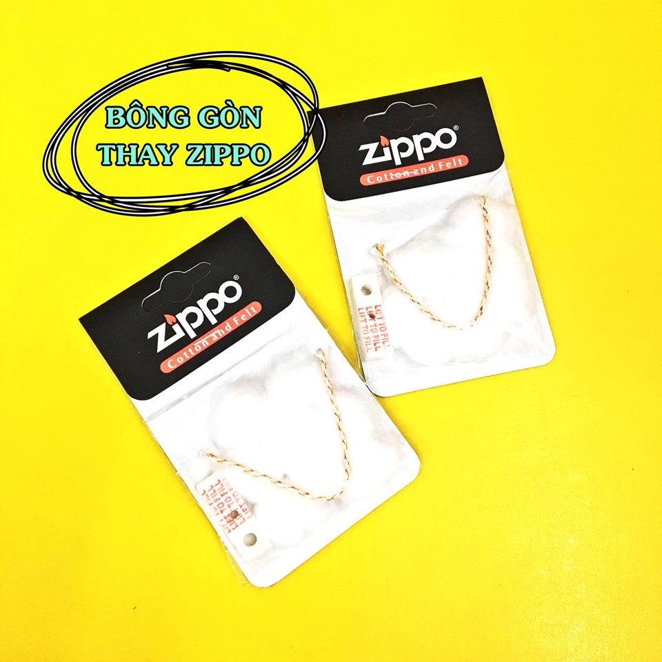 Set bông gòn thay zippo loại xịn