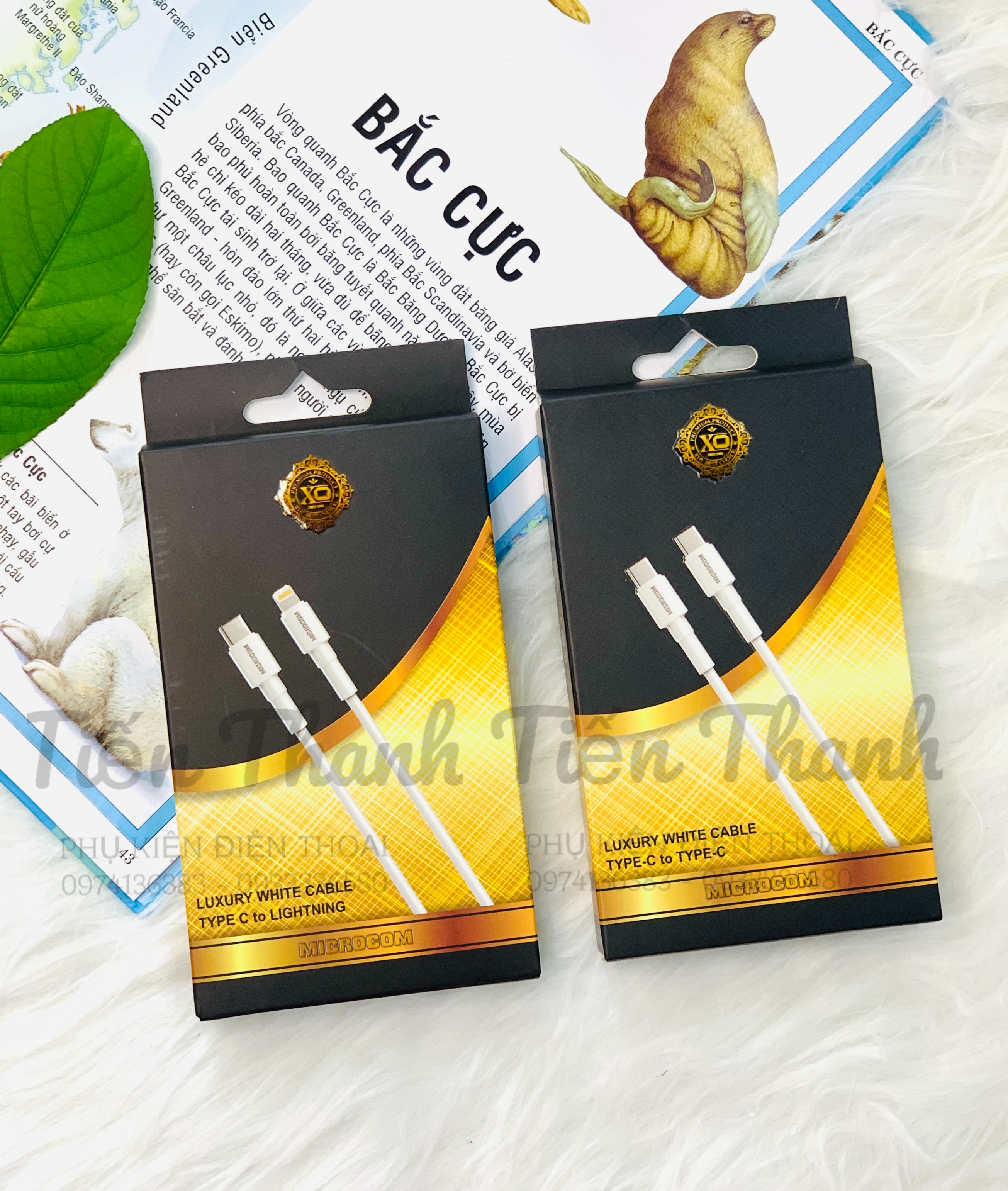 Dây cáp sạc nhanh 3A, cổng cắm TypeC - lightting/ typec-typeC