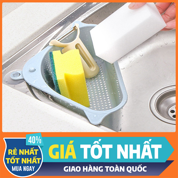 Kệ Giỏ Lọc Rác Bồn Rửa Bát Tiện ích - Giỏ Đựng Dụng Cụ Bồn Rửa Bát