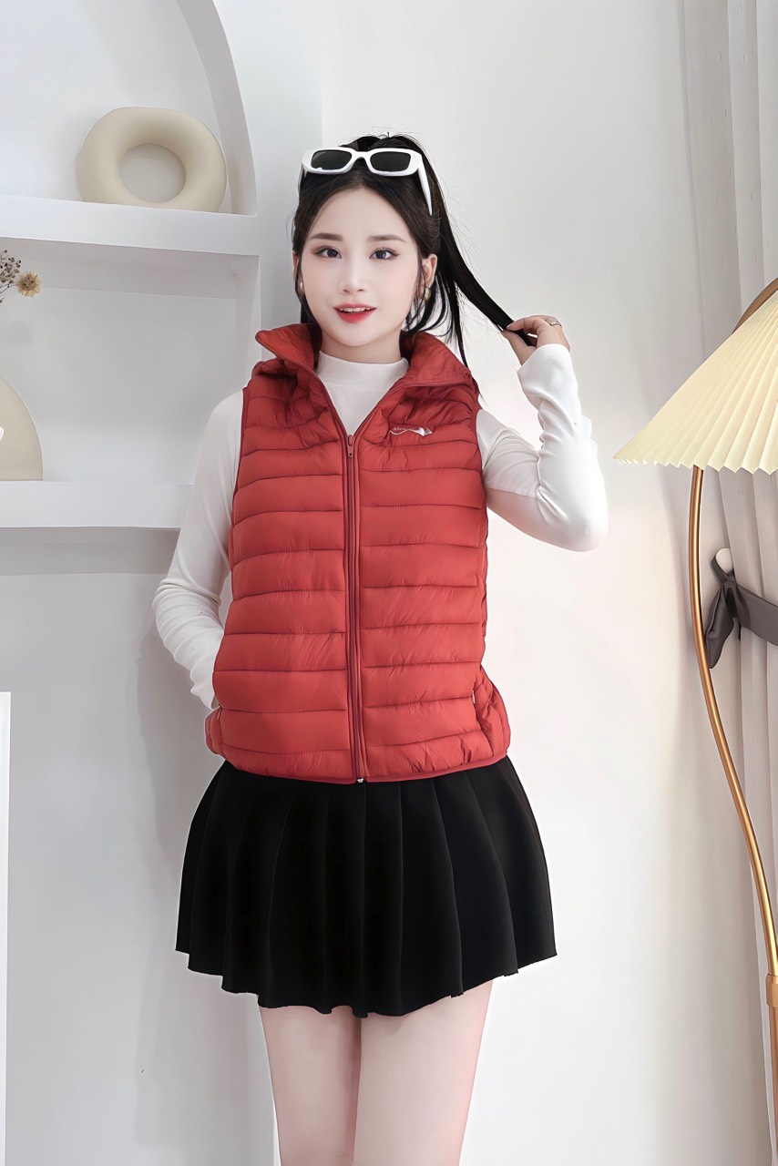 Áo phao gile hàng đẹp - áo phao cộc tay - phao nữ