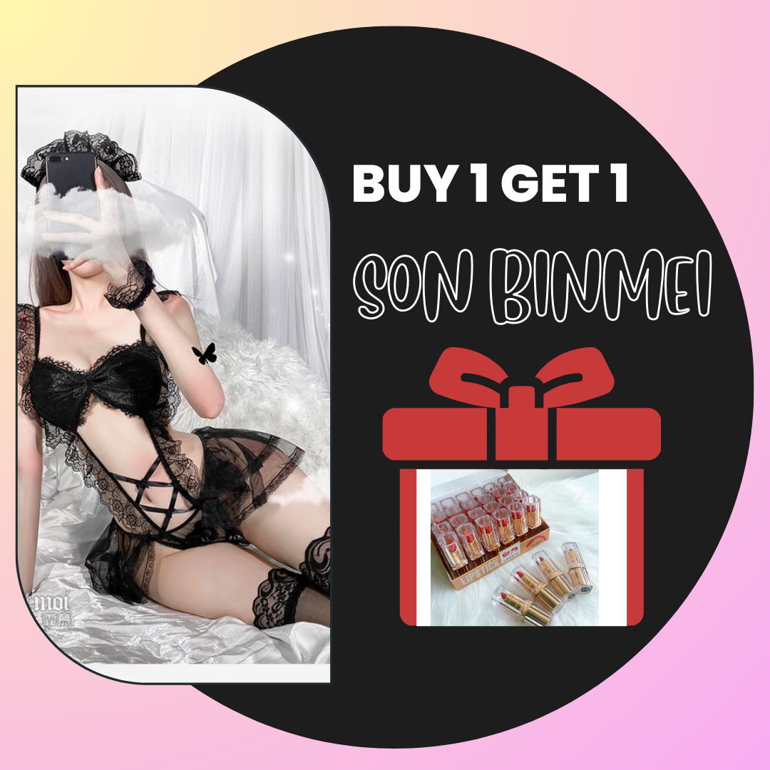 Váy ngủ bikini cosplay cô hầu gái, nàng hầu gái ngây thơ, nóng bỏng