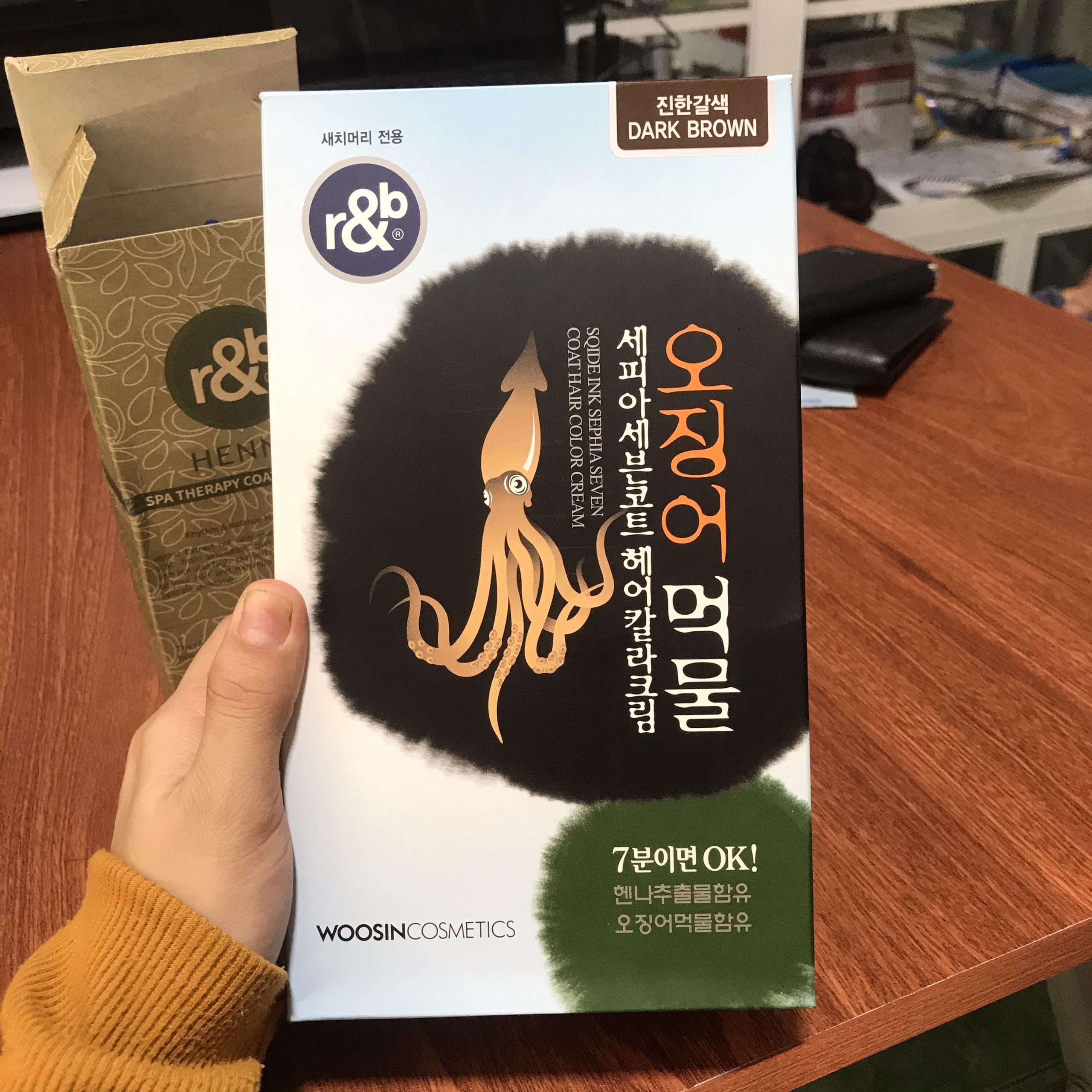 Kem nhuộm tóc bạc r&b henna 150ml