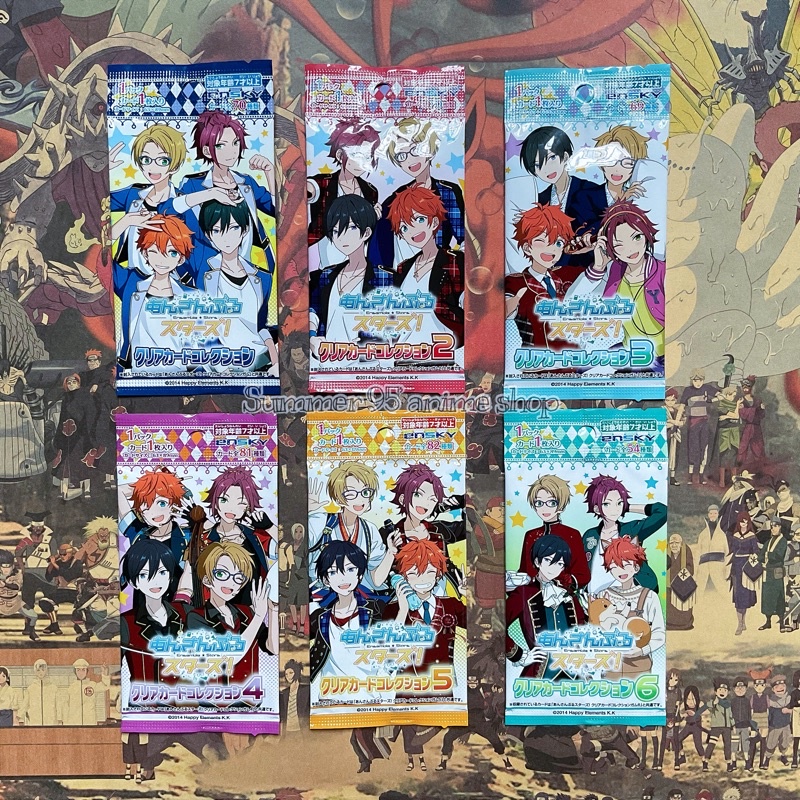 Pack clear card random thẻ nhân phẩm Ensemble Stars/Đào Tạo Thần Tượng vol.1 đến vol.6