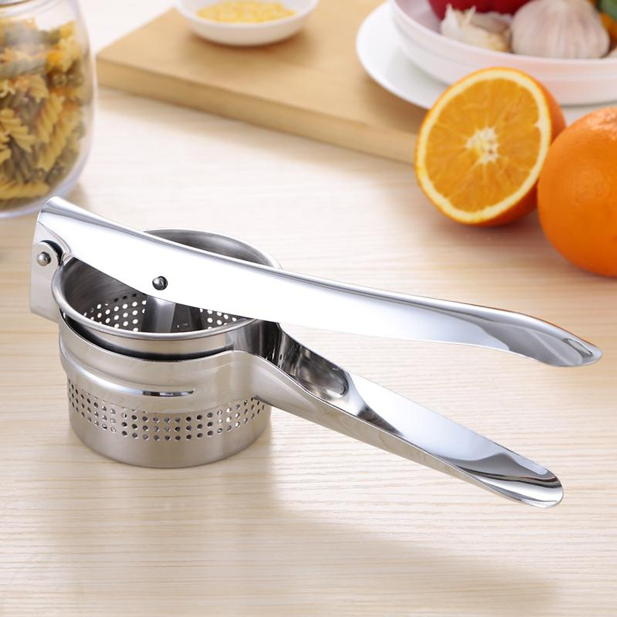 Dụng Cụ Ép Trái Cây, Nghiền Rau Củ Quả , Làm Sợi Bún Bằng Thép Không Gỉ Nhanh Chóng & Tiện Lợi