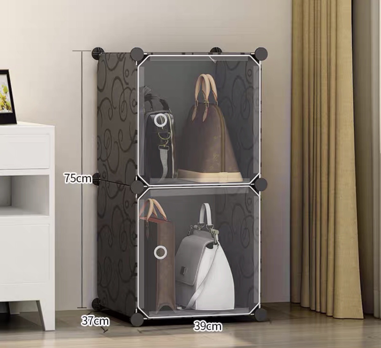 [HÀNG HOT] MẪU TỦ ĐỂ TÚI XÁCH MỚI TIỆN LỢI-HÀNG MỚI VỀ - LẮP GHÉP THÔNG MINH