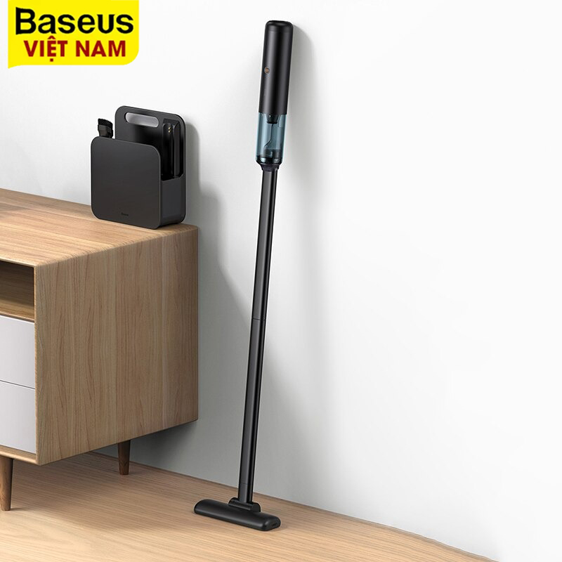 [BẢO HÀNH 18 THÁNG] Máy Hút Bụi Cầm Tay Không Dây Baseus H5 Hút Mạnh Mẽ 16.000Pa Tiện Dụng có hộp đựng và sạc từ