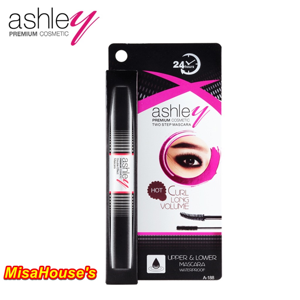Mascara 2 đầu Ashley Two Step Mascara không lem trôi suốt 24h