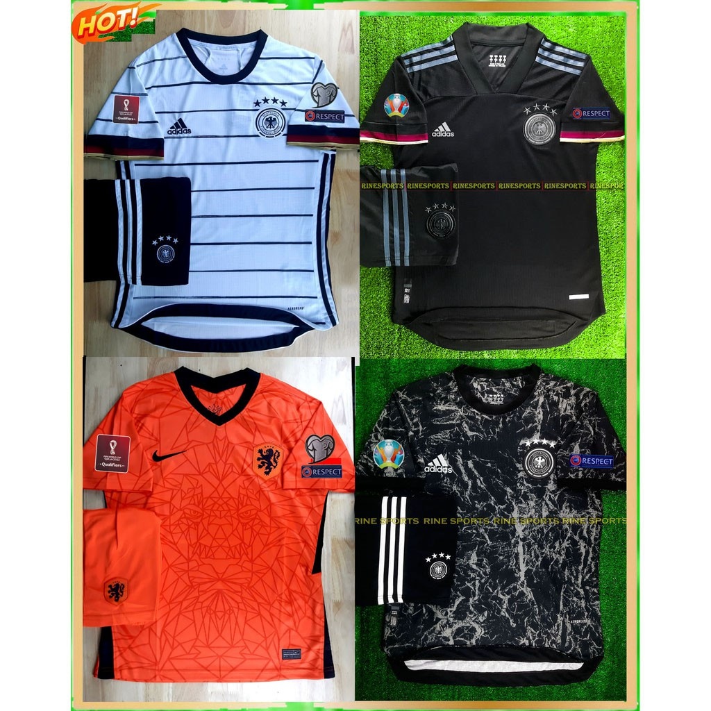 ✚ Hàng Thailand Super Bộ Áo bóng đá Đức - Hà lan Euro và Vòng Loại World Cup 2021 chuẩn thi đấu mùa mới 2021 - 2022