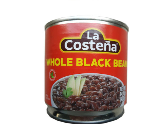 Refried/whole Black Beans- Đậu đen nghiền / nguyên hạt 400gr