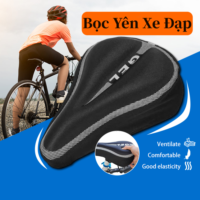 bọc yên xe đạp thể thao, tấm bọc đệm ghế xe đạp,bọc yên xe đạp đệm mút,êm ái thoáng khí,phụ kiện xe đạp