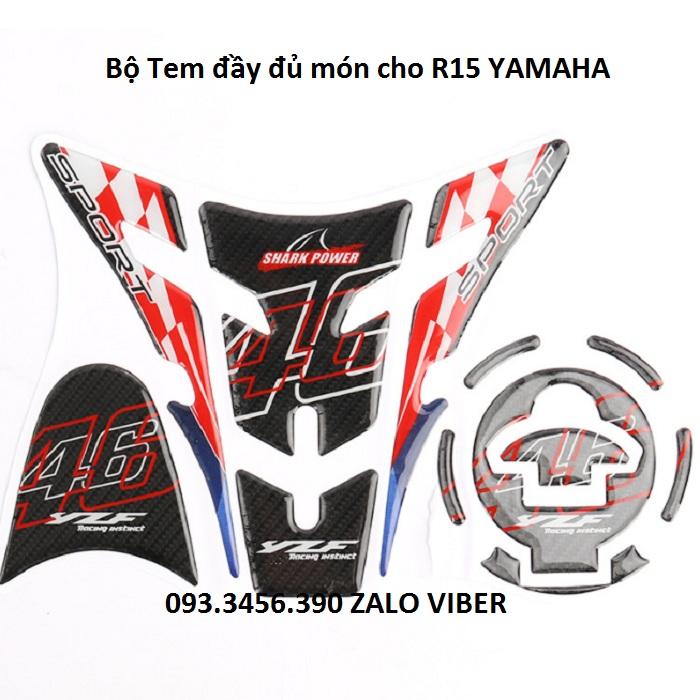 Tem dán full bình xăng cho R15