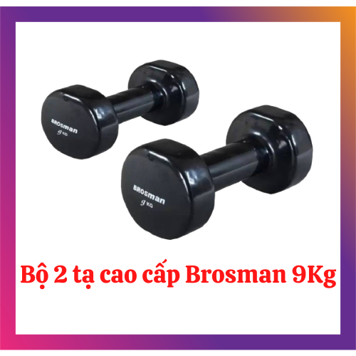 Tạ tay 9kg Brosman nhập khẩu