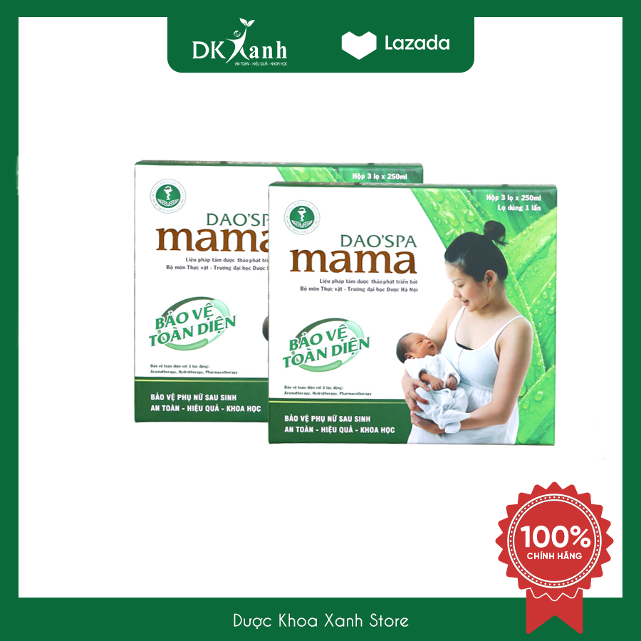 Combo 2 hộp xông tắm cho mẹ sau sinh Dao'spa mama