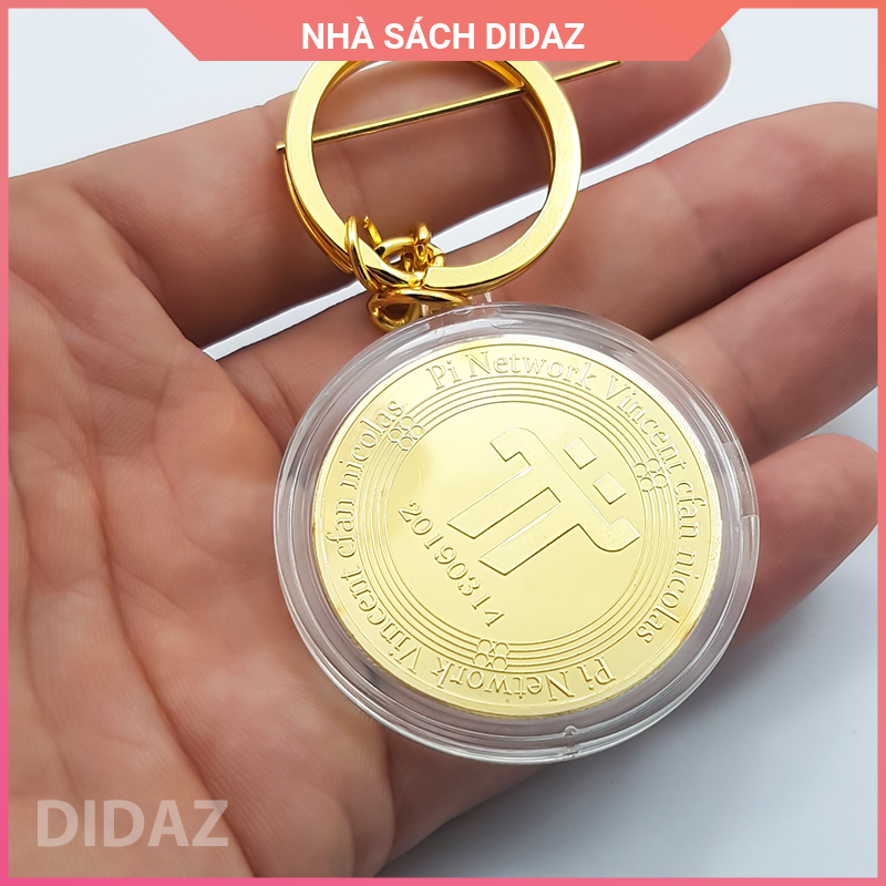 Móc Treo Chìa Khóa xe máy, ô tô, xe hơi Bitcoin, Pi network bản đặc biệt, bền ,chắc PI01