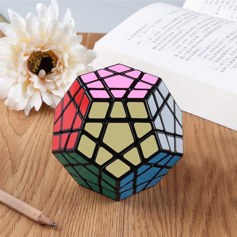 Đồ chơi Rubik Qiyi Megaminx Sticker Biến Thể 12 - Rubik Phát triển trí nhớ IQ
