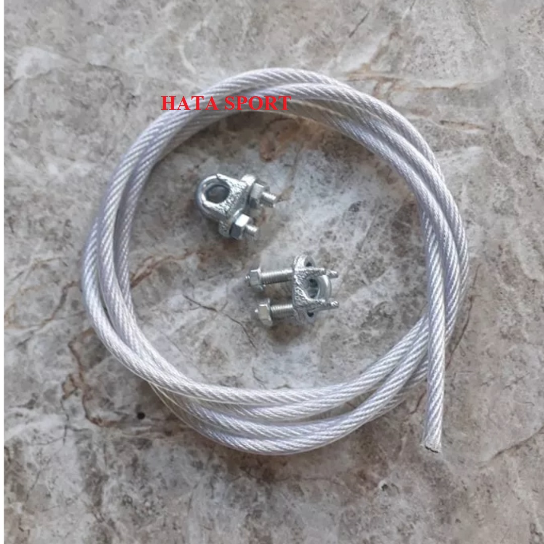 Dây cáp kéo xô giàn tập tạ đa năng dài 1m7 có thể điều chỉnh độ dài được - Dây cáp kéo xô giàn tập tạ đa năng