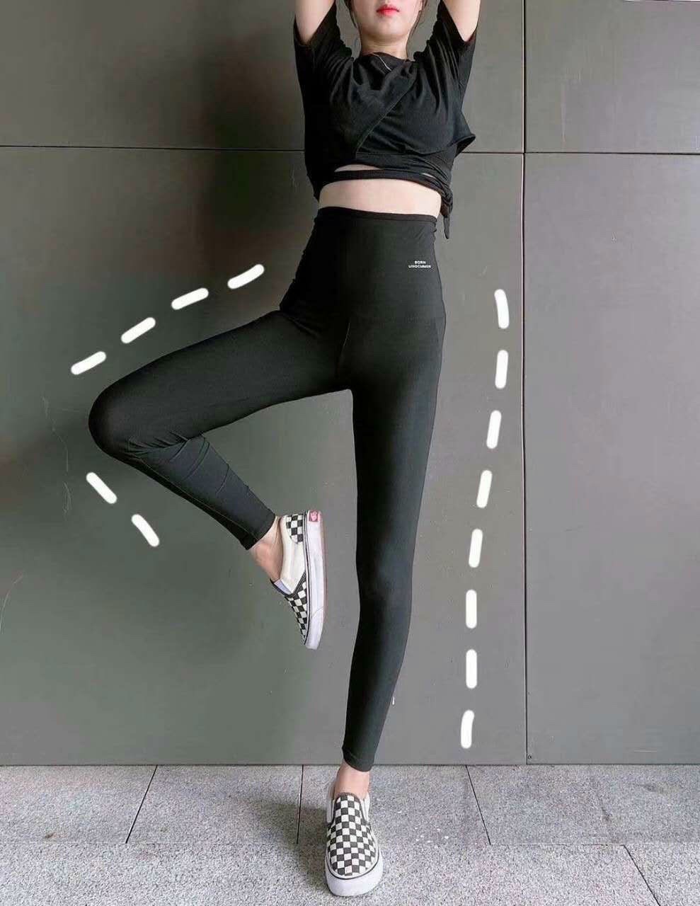 Quần tan mỡ dáng dài - quần legging- Quần tập sinh nhiệt giảm mỡ bụng