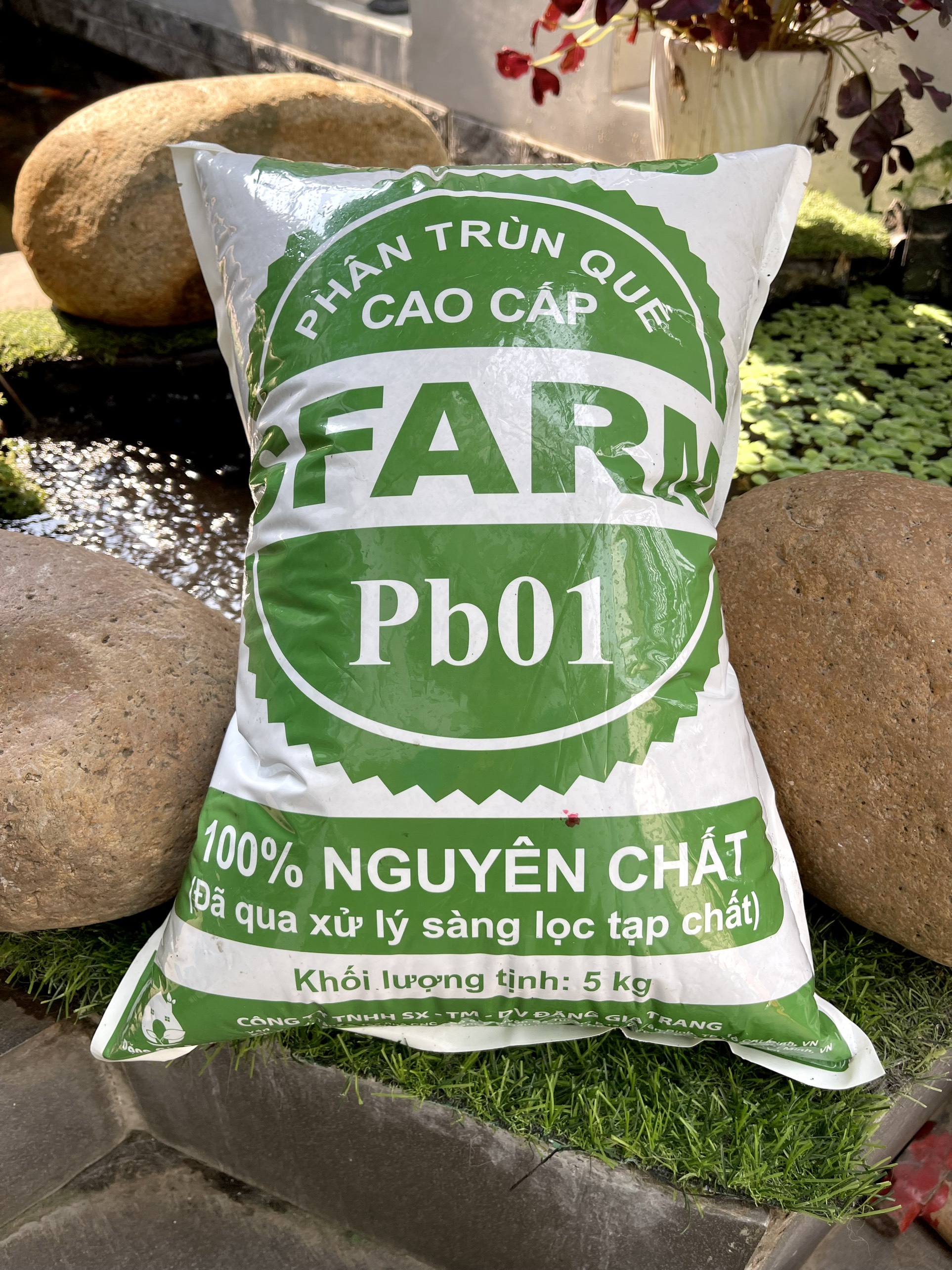 Phân trùn quế Sfarm nguyên chất 5kg