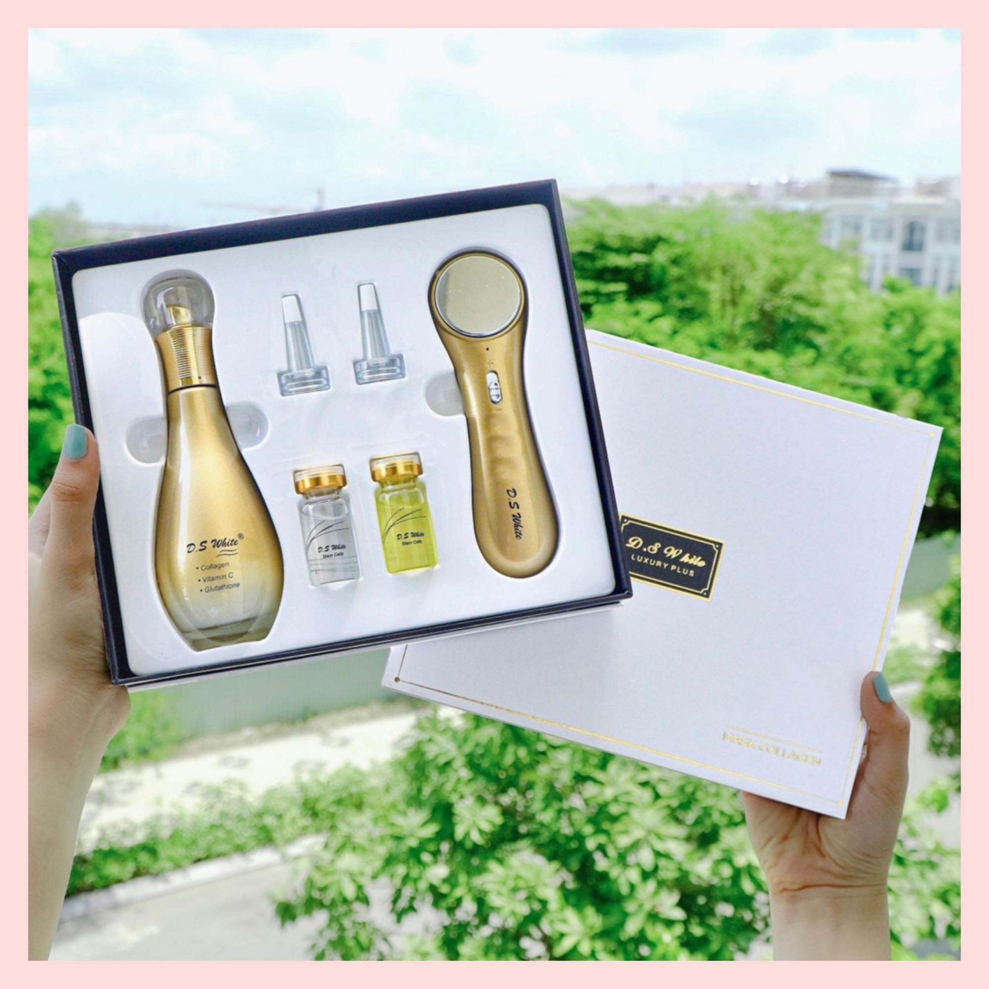Mặt nạ cấy trắng nguyên bào sợi dưỡng trắng da D.S White- Thỏ store