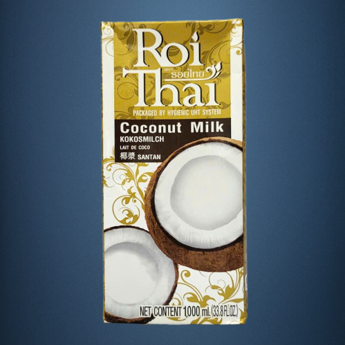 ROI THAI - HỘP LỚN 1 Lít - NƯỚC CỐT DỪA 99.65% THÁI LAN Coconut Milk (HALAL)