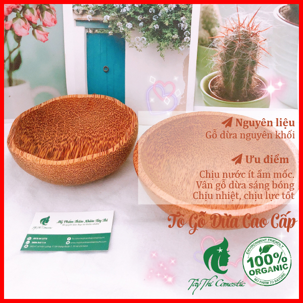 Tô gỗ dừa cao cấp