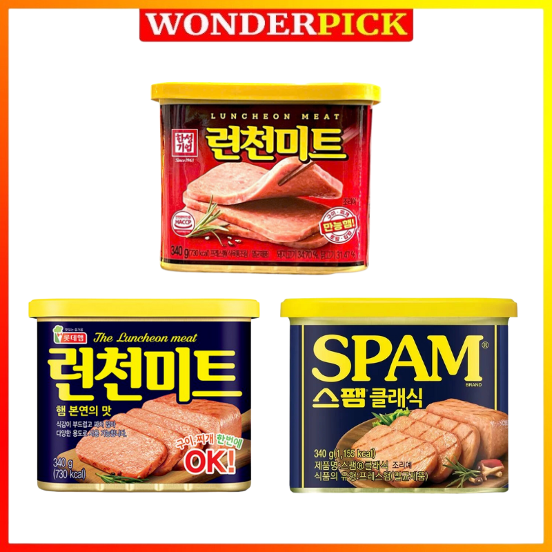 Thịt Hộp Hàn Quốc Hansung The Luncheon Meat Hàn Quốc Spam 340G
