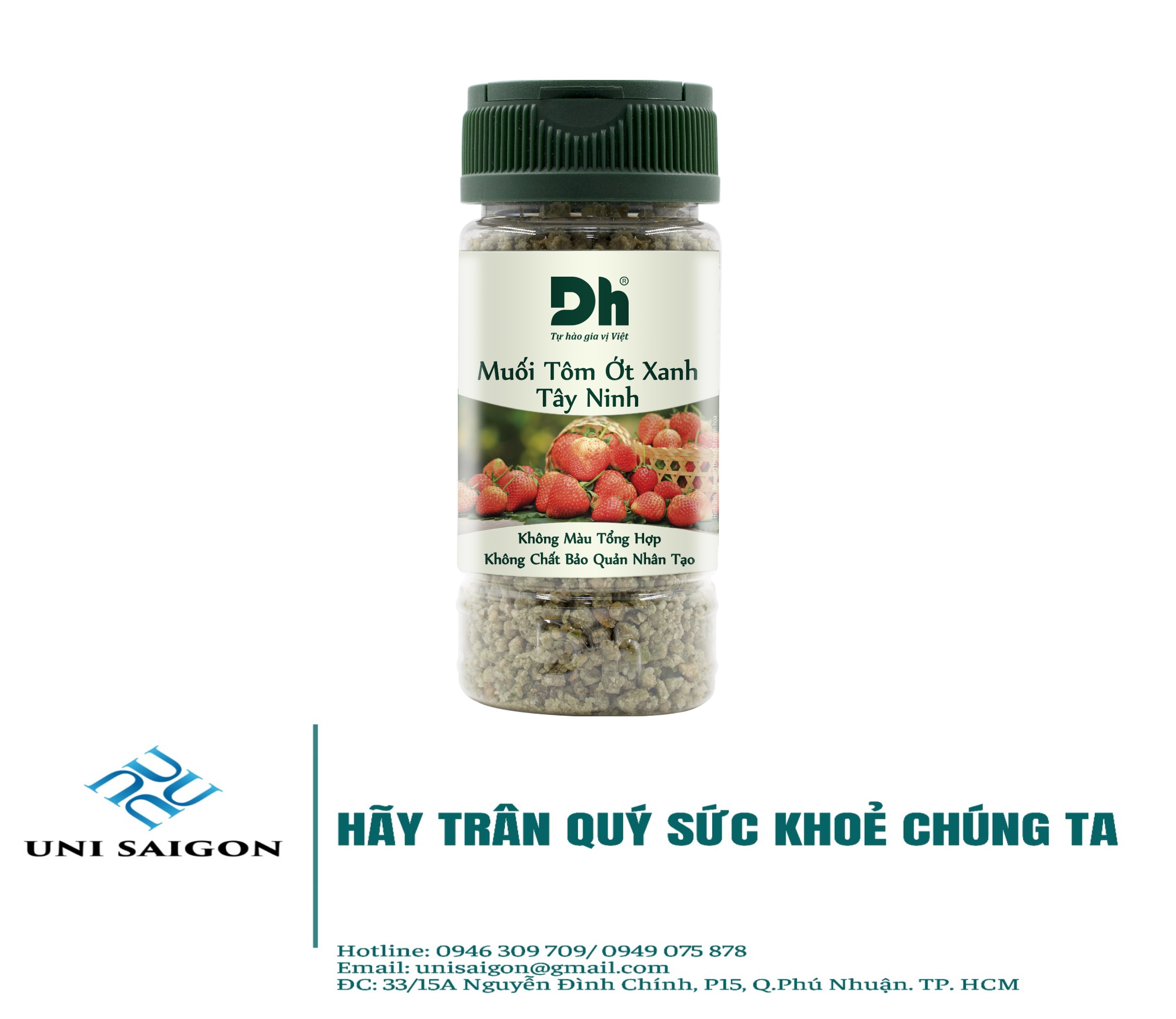 [HCM]Hũ Muối Tôm Ớt Tây Ninh (60G) - Thương hiệu DH Foods