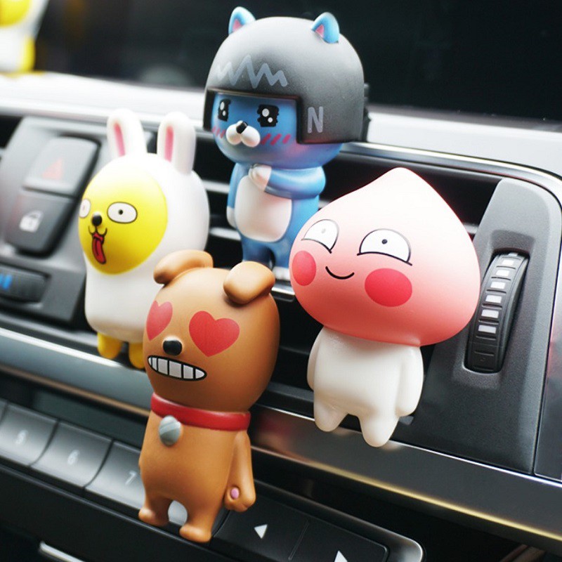 [HCM]Nước hoa thú chibi gắn trên xe hơi