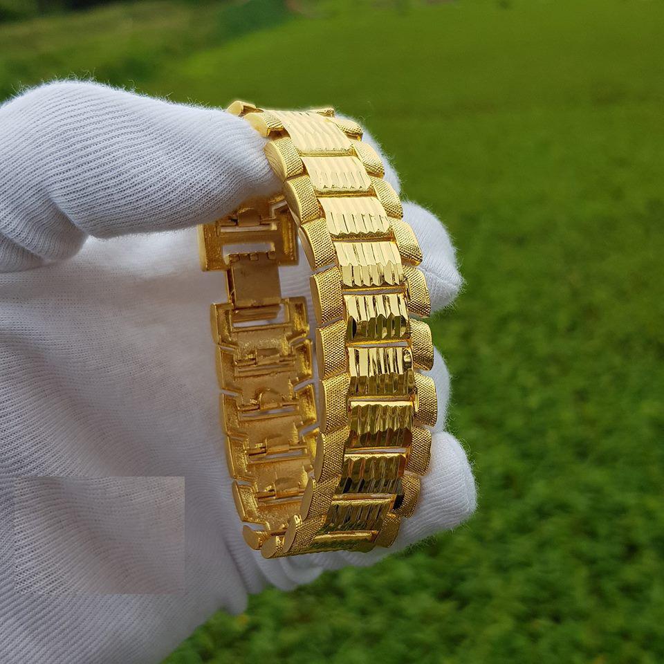 Lắc Tay Nam Bản To Mạ Vàng 24k LT5