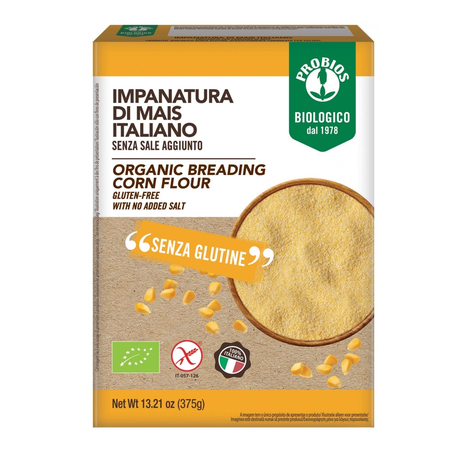 Bột chiên xù hữu cơ 375g organic breading corn flour