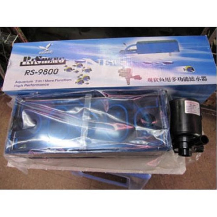 Máy bơm lọc nước bể cá rs-9800 tặng kèm 01 miếng bông lọc nước
