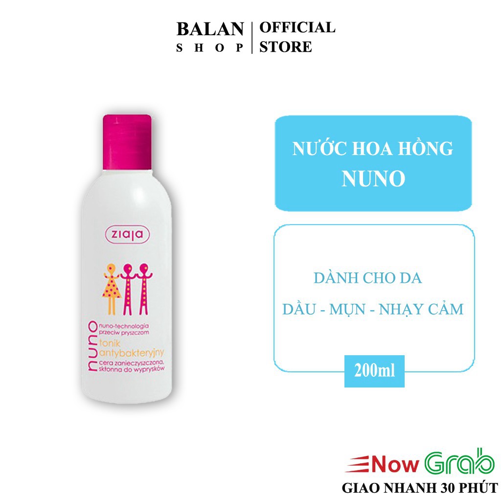 Nước Hoa Hồng Dành Cho Da Mụn - Toners Ziaja Nuno