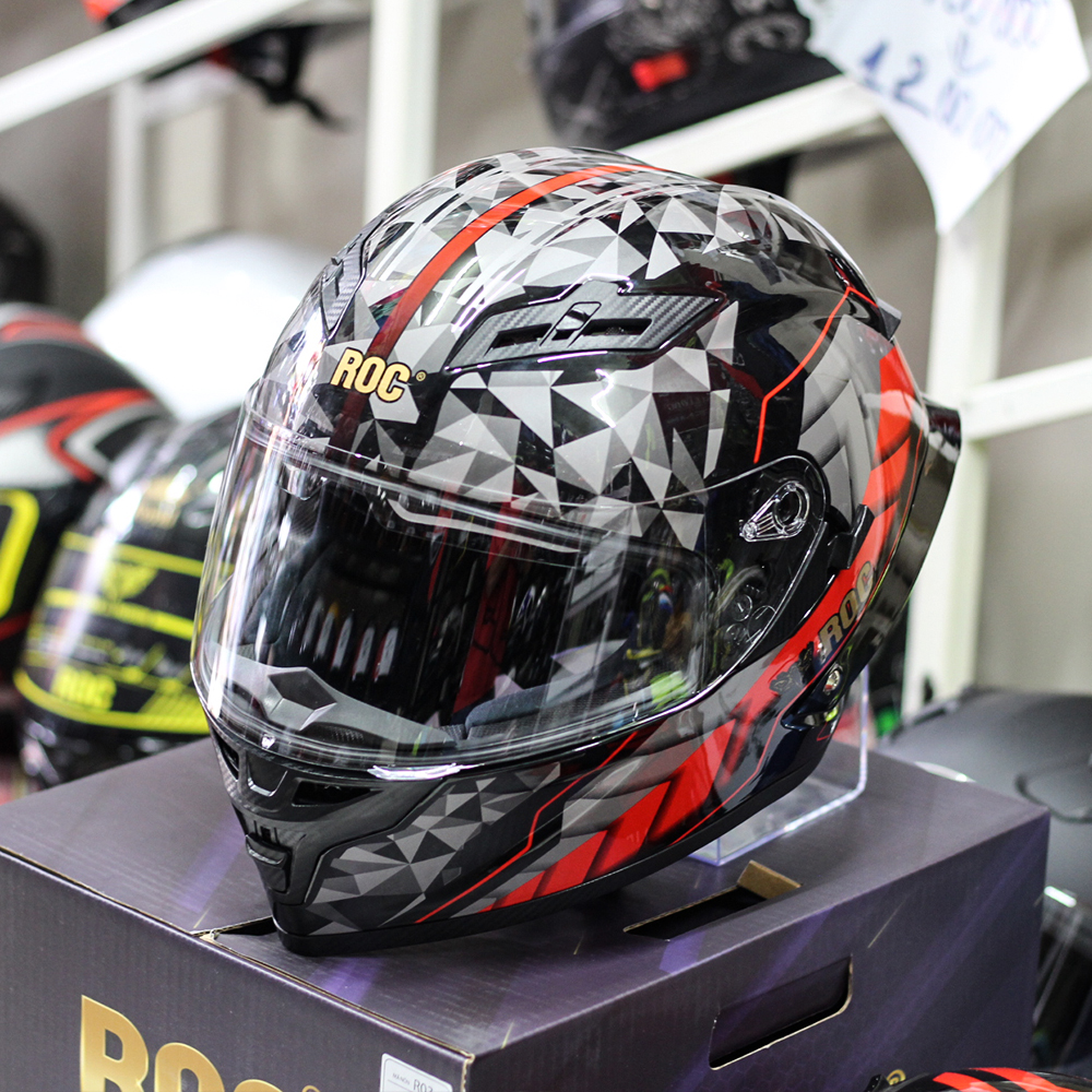 Mũ bảo hiểm roc3 fullface- v8 -