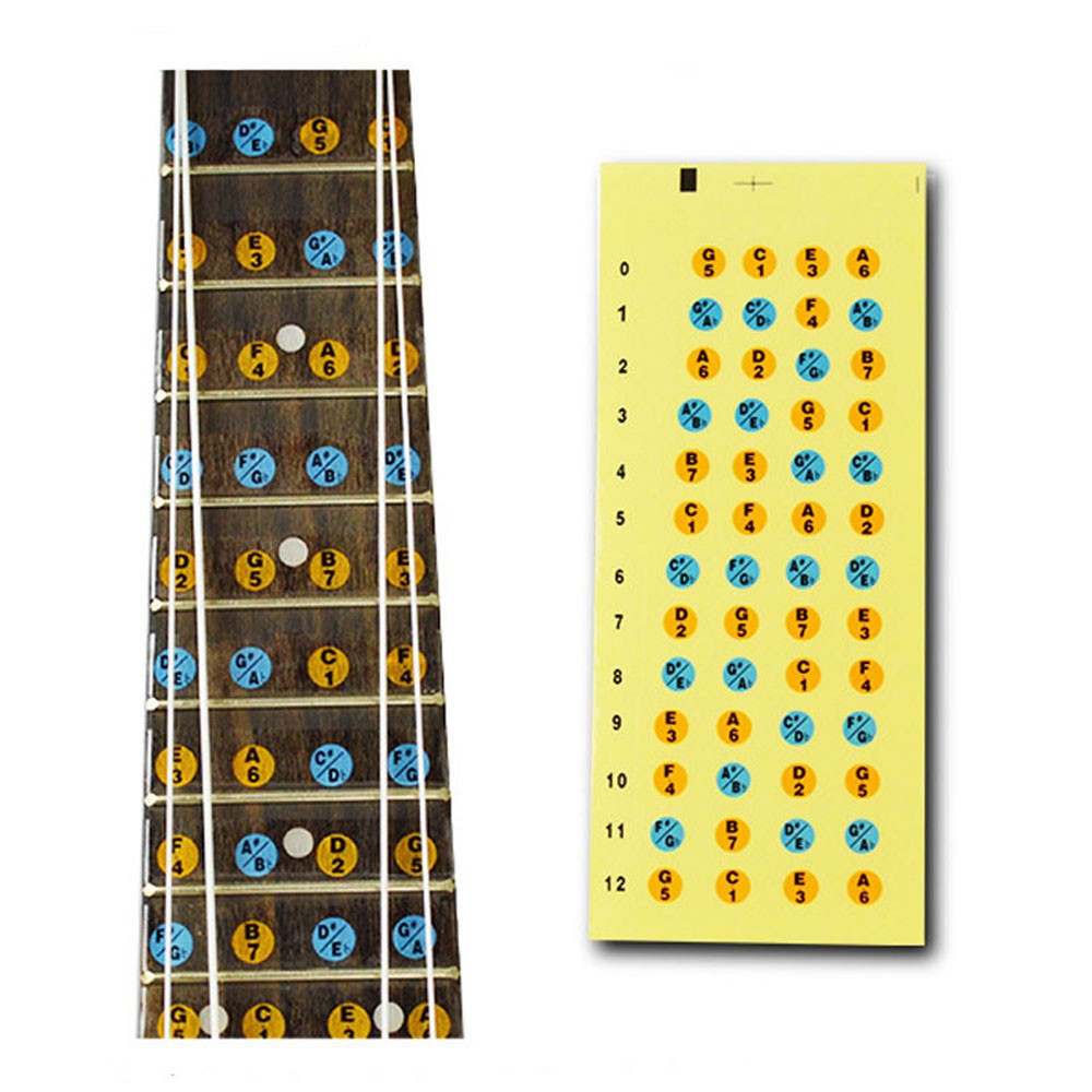 DÁN NỐT UKULELE - STICKER