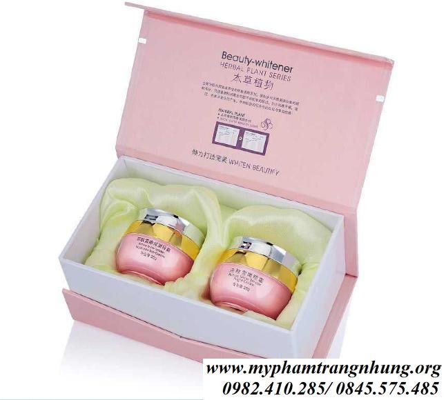 BỘ TRỊ NÁM LÉCHY BEAUTY-WHITENER HỒNG 2IN1