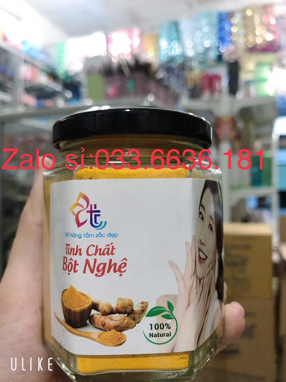 Tinh chất bột nghệ hủ 150g giúp giảm viêm sưng đỏ,giảm mụn,chống thâm ,liền sẹo