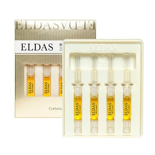 Hộp 4 ống tế bào gốc El.das EG Tox Program Coreana phục hồi da, chống lão hóa 2ml x 4 ống