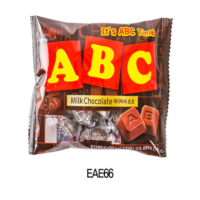 Kẹo chocolate lotte abc 72g