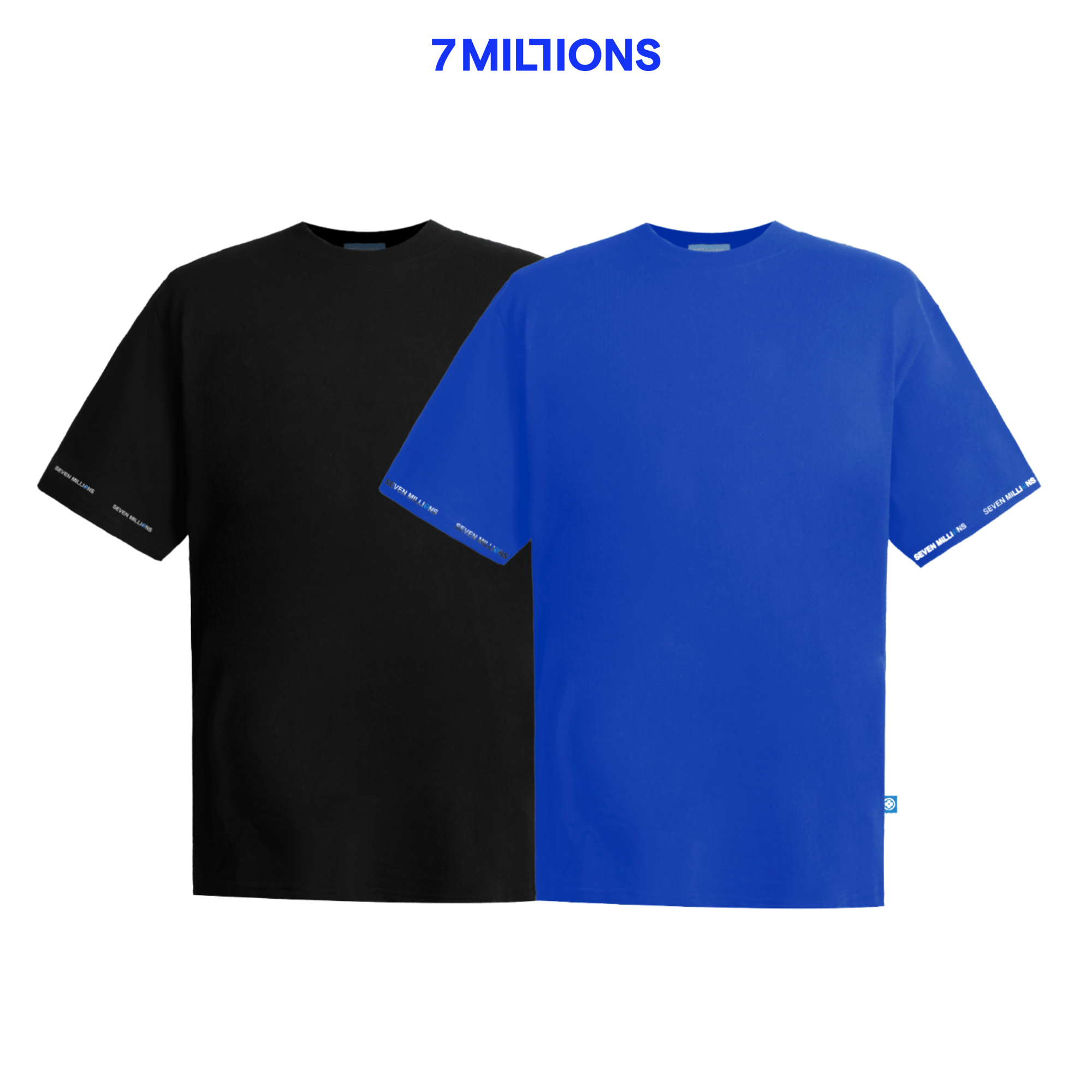 Áo thun unisex cổ tròn 7millions daily 2.0 - 3 màu - 100% cotton - form oversize
