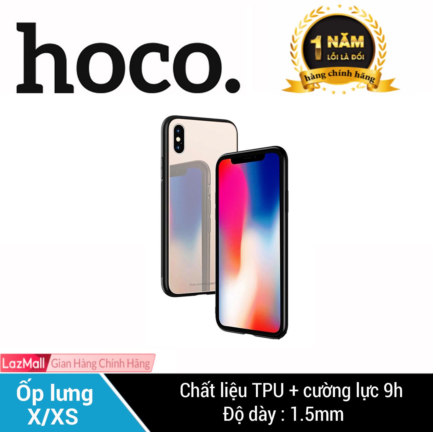 Ốp lưng mặt kính iPhone X/XS Hoco Ingenious