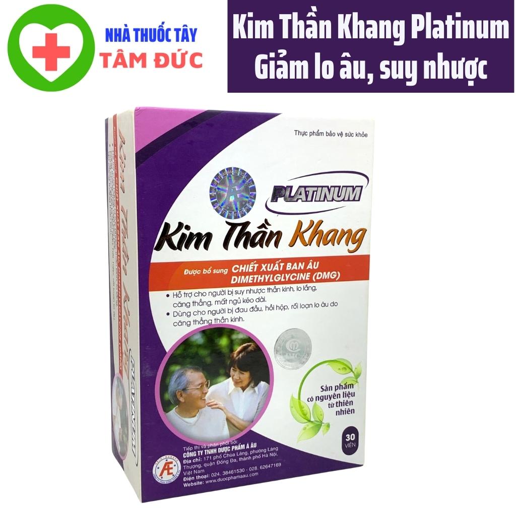Kim Thần Khang Platinum x 30 viên - Hỗ trợ giấc ngủ, dưỡng tâm, an thần