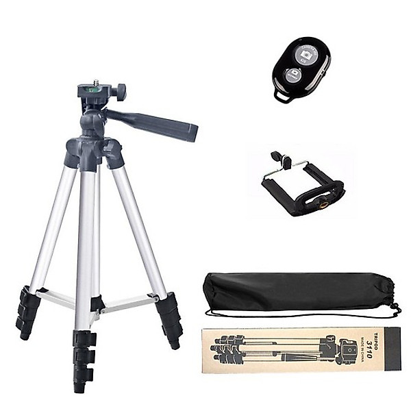 Gậy 3 chân tự sướng Tripod TF 3110 và Remote Bluetooth